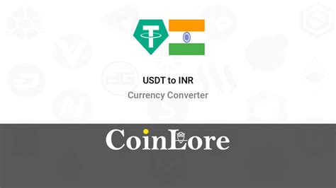 Convert USDT to INR .
